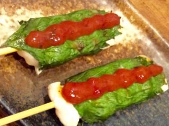 ささみ梅しそ