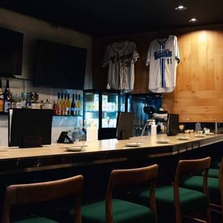 落ち着いた店内