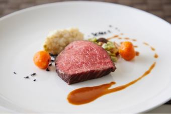 Hida beef roti with red wine sauce (2 servings)