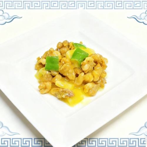 鶏肉のパイナップル炒め