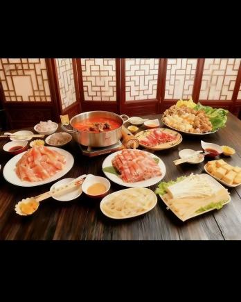 国产猪肉自助火锅（至少3人）