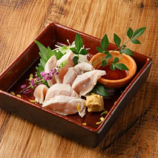 霜降りササミのお造り