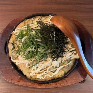 山芋とオクラのとろとろ鉄板焼き