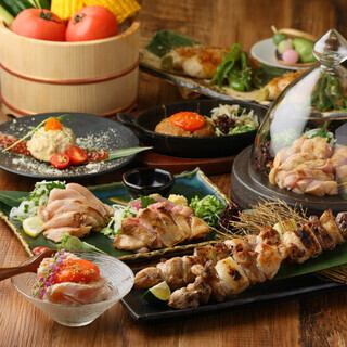 【鶏と野菜贅沢旬コース】人気料理と季節の旬食材が盛り沢山×飲み放題付☆今だけ限定7000円⇒6000円(税込)