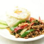 【Popular cuisine in Thailand】 Gapao ★