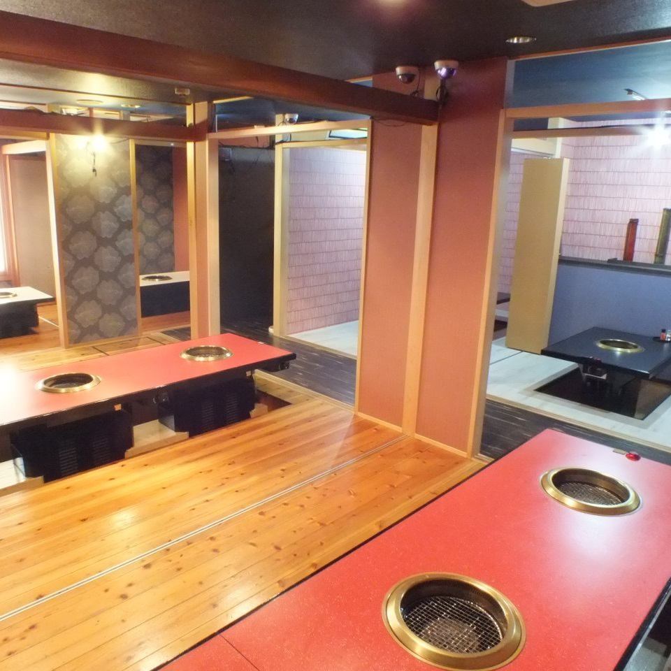 [所有房間都是完全私人的]最多可容納50人的宴會★黑毛和牛自助餐3,500日元起♪