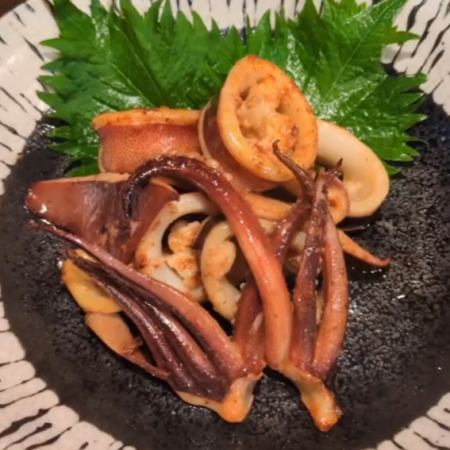 イカのゲソ焼き