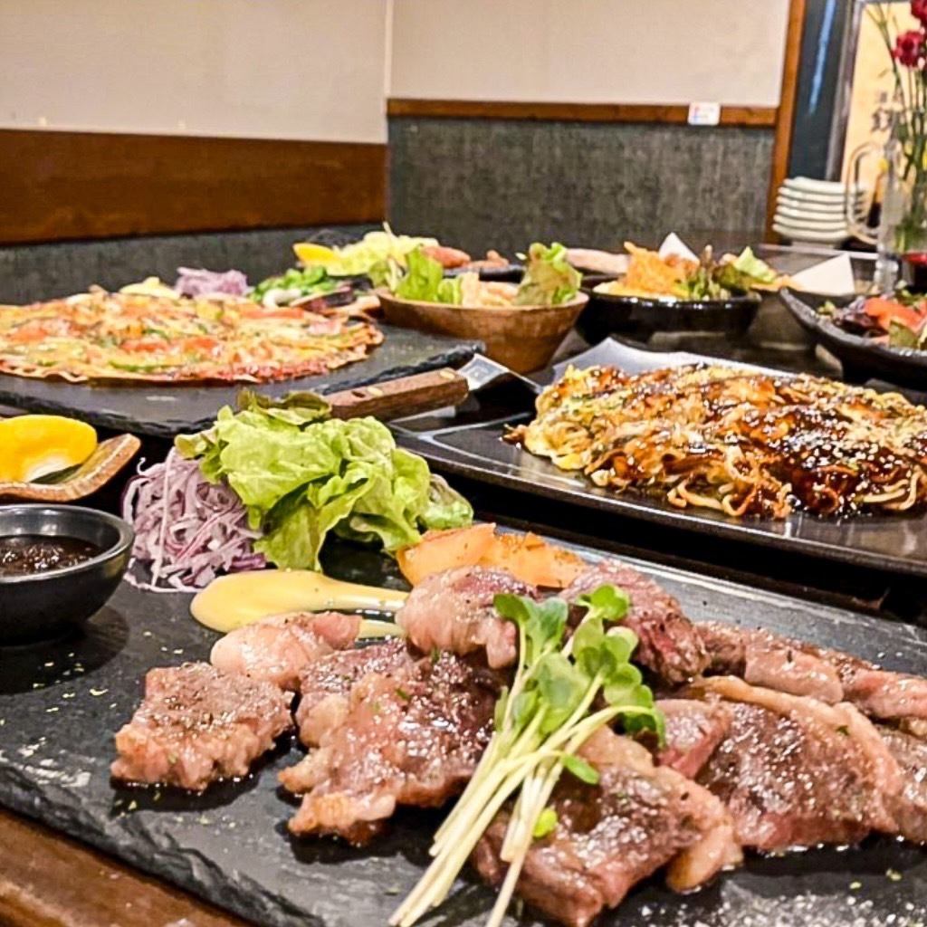 A hidden gem in Nagarekawa! A teppanyaki menu with carefully selected ingredients ◎