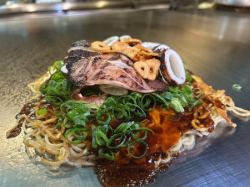 イカちゃん焼き(そばorうどんorちゃんぽん)/ハーフサイズ(そばorうどん)