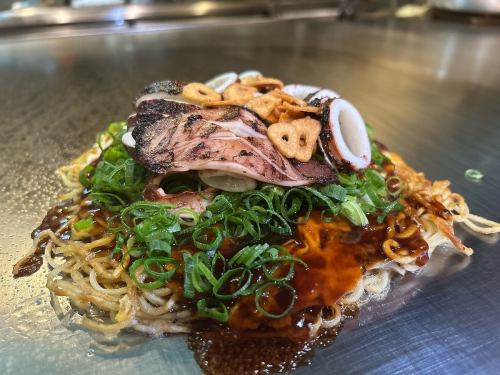 イカちゃん焼き(そばorうどんorちゃんぽん)/ハーフサイズ(そばorうどん)