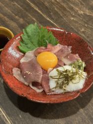 炙りコウネ山かけポン酢