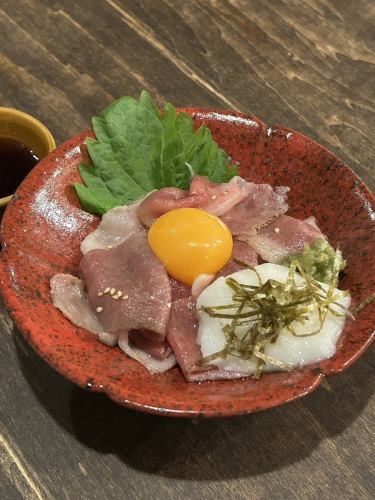 炙りコウネ山かけポン酢