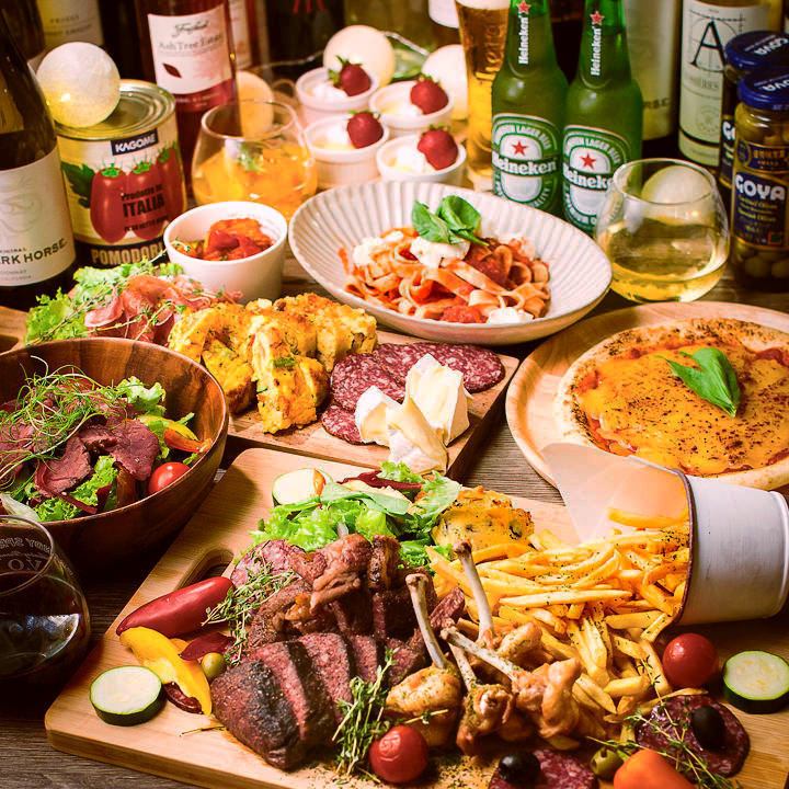 All-you-can-eat and drink 150 dishes! All-you-can-eat meat bar menu 3,900 yen → 3,300 yen