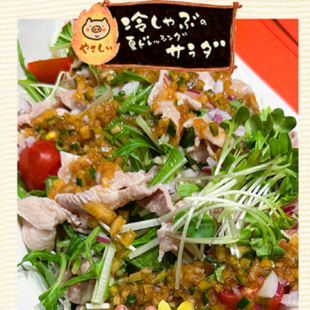 冷しゃぶ夏ドレッシングサラダ