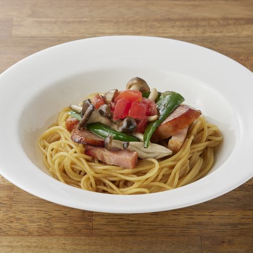 Spiga-style soy sauce flavor (bacon, sausage, vegetables)