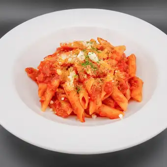 Penne with meat sauce