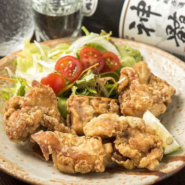 ♪【西条的新特产！使用西条酒和米粉的健康多汁炸鸡♪】Komekara 740日元（含税）