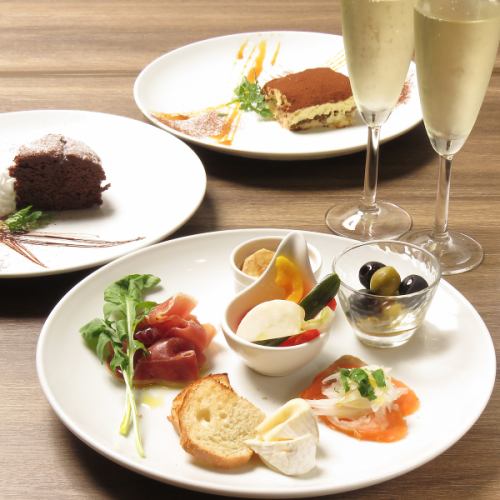 人気の女子会コースも!