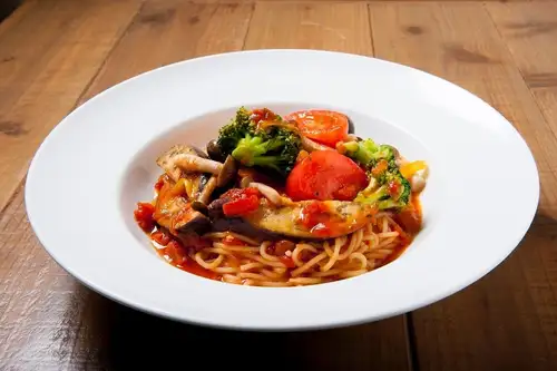Colorful Vegetable Tomato Sauce