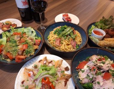 【2時間飲み放題付】932霞が関店の1番人気プラン☆デザート付全7品コース◆6000円