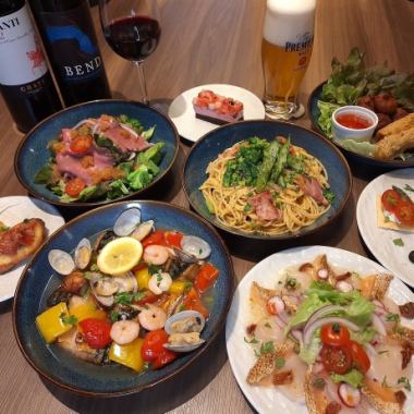 【2時間飲み放題付】当店のおすすめ！932洋風プラン☆デザート付全8品コース◆7000円