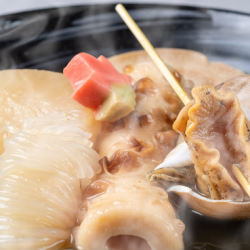 Five kinds of oden (with plum shells) (Autumn/winter only)