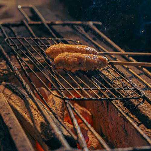 비장탄으로 맛 응축