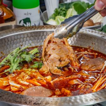 当日OK！ラム火鍋コース