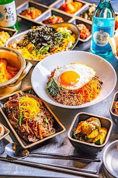 ランチでもディナーでも本格韓国料理を楽しんで♪