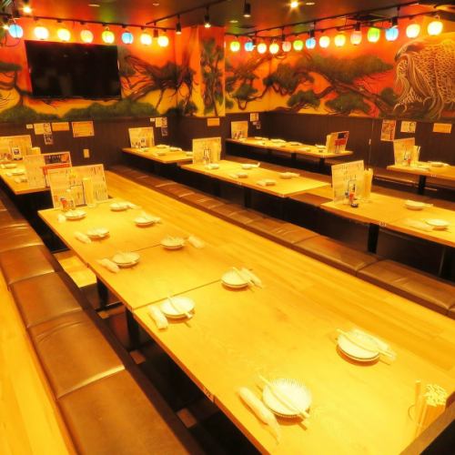 <p>【座敷席宴会最大100名様OK】ゆったり座れる！学生さんも会社宴会も大型宴会はちばチャンなら問題なし※画像は系列店になります。</p>