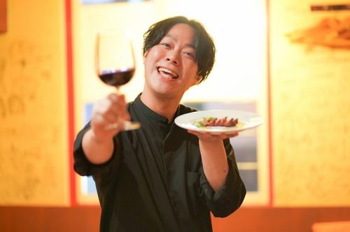 気さくな店主がお出迎え☆