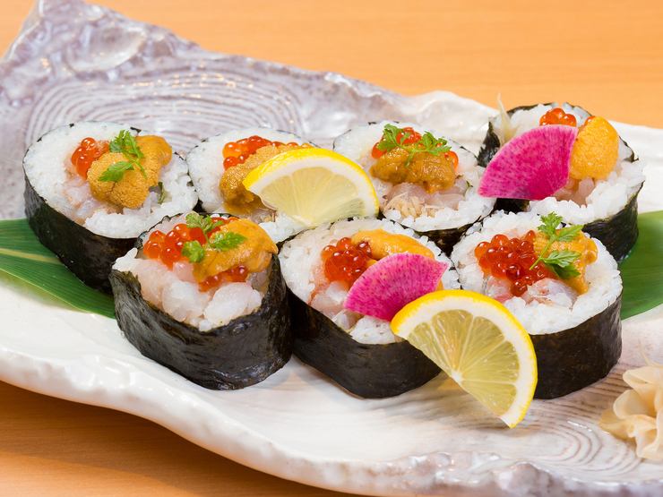 Seven kinds of dream Yoshimaki, sea urchin salmon roe
