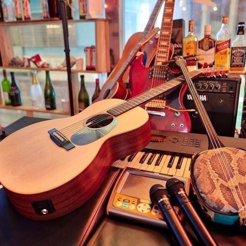 カラオケ無料!?楽器の貸し出しも行っております!