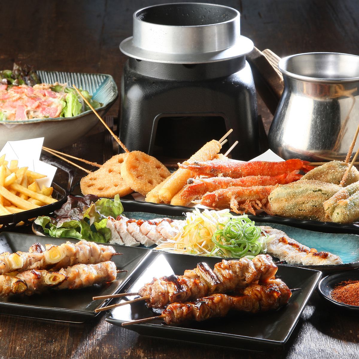 All-you-can-drink course★We also offer a course where you can enjoy our signature kamameshi!