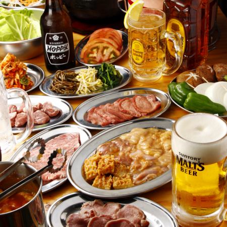 [Full Stomach Long Course with our famous Tensai Horikoshi] 3 hours of all-you-can-drink (16 dishes total) 6,000 yen (tax included) [Private reservations available]
