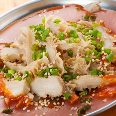 Honeycomb tripe sashimi (beef, second stomach)