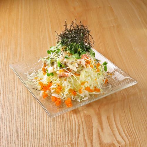 Snow crab salad with crab paste