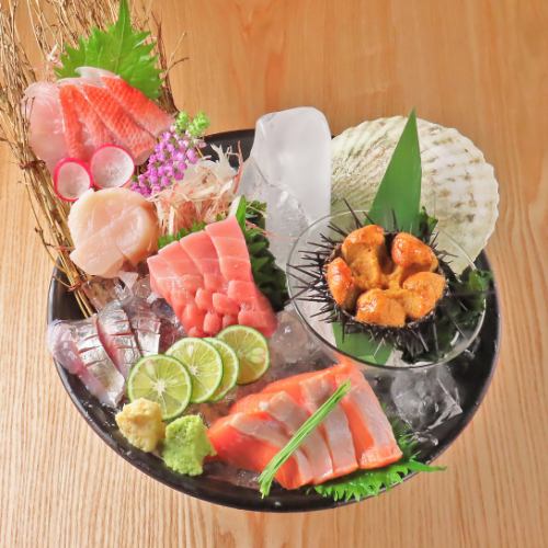 Sashimi of seasonal fish