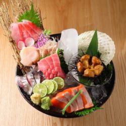 Tonight's 5-kind sashimi platter (1 serving)