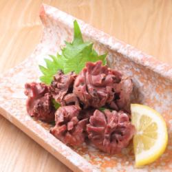 Charcoal grilled gizzard