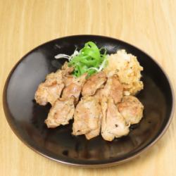 Charcoal grilled chicken belly
