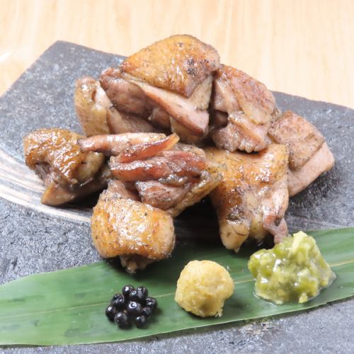 伊達鶏炭火黒焼き