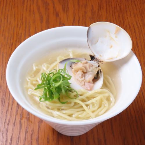 〆ハマグリラーメン