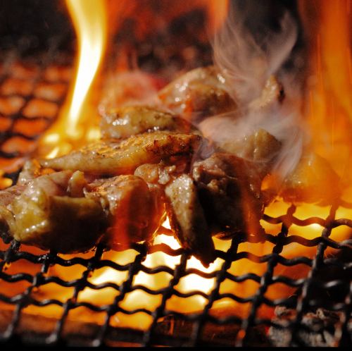 伊達鶏炭火黒焼き