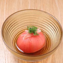 Lightly pickled tomatoes