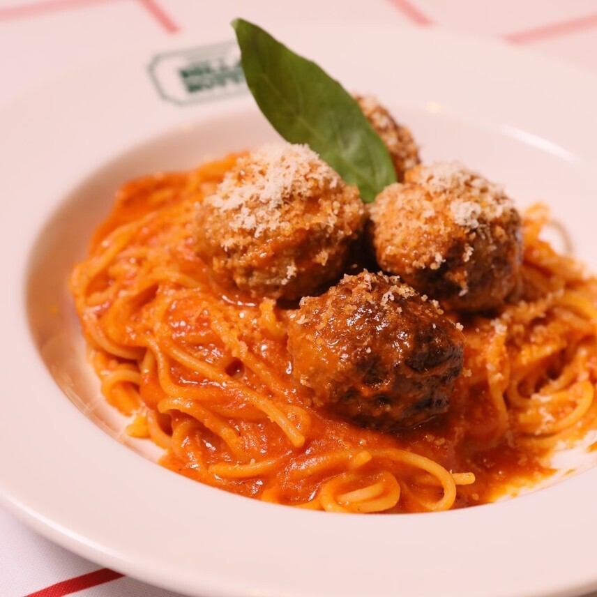 BELLA NOTTE's signature dish.Meatball spaghetti♪