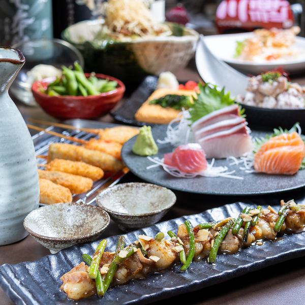 《120分飲み放題付き》宴会コース5000円(税込)～ご用意！忘年会・新年会のご予約も承っております♪