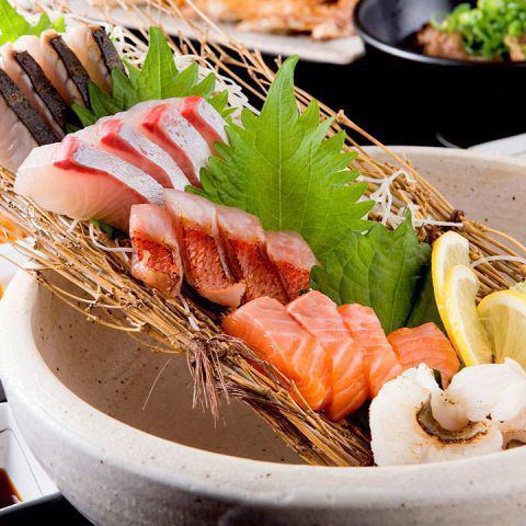 We use fresh ingredients sent directly from the fishing port! We recommend fresh sashimi ♪