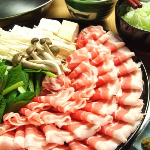 [The owner's pride] Black pork shabu (requests are also negotiable★)