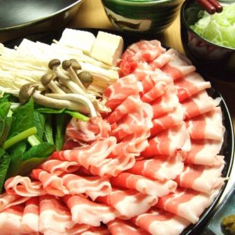 【无限畅饮】黑猪套餐 8道菜品 6,500日元